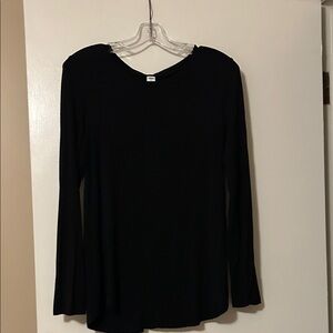 Old Navy Elegant Black Long Sleeve Tee